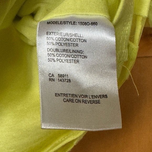 Tribal’s Vibrant lemon lime Green Textured cutout Blouse - Picture 5 of 7